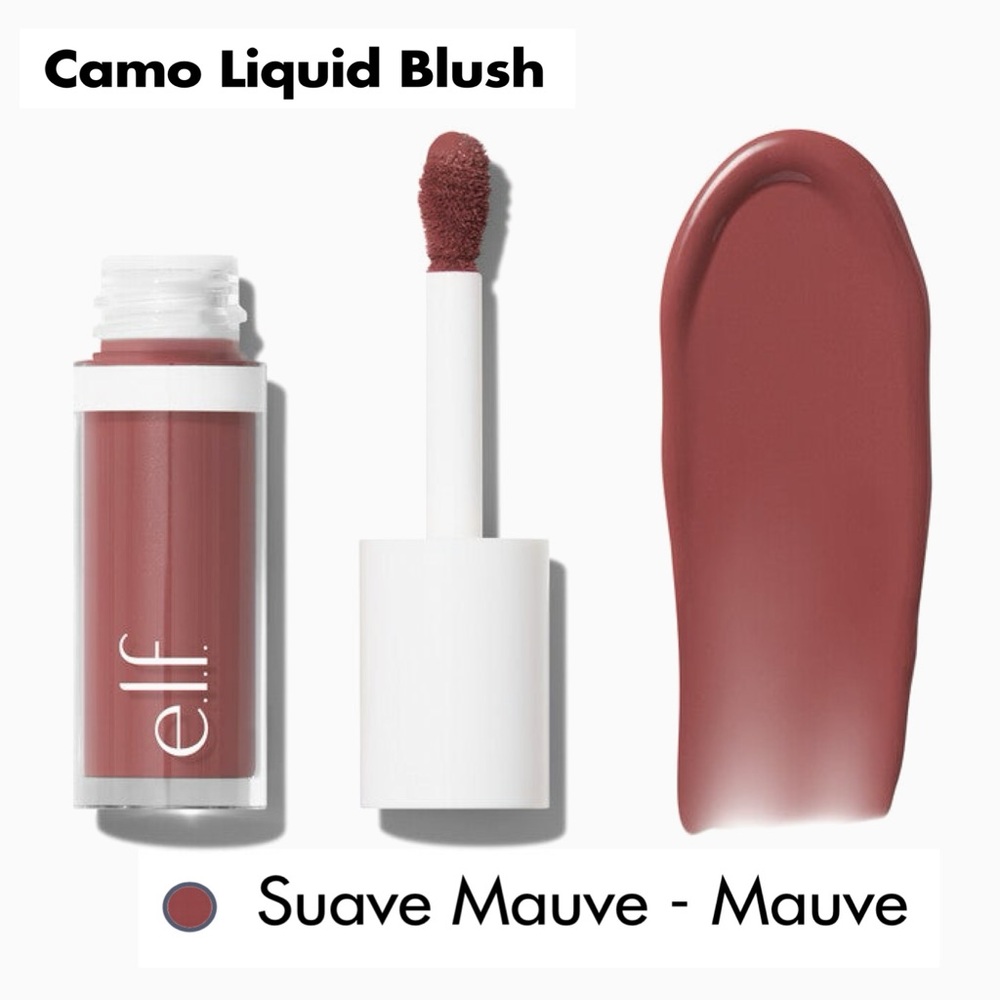 e.l.f. Ultra-pigmented Camo Liquid Blush in Suave Mauve - Full Size & New in Box